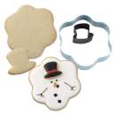 Melting Snowman Cookie Cutter Set